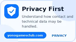 Yono Games Club privacy policy data protection poster