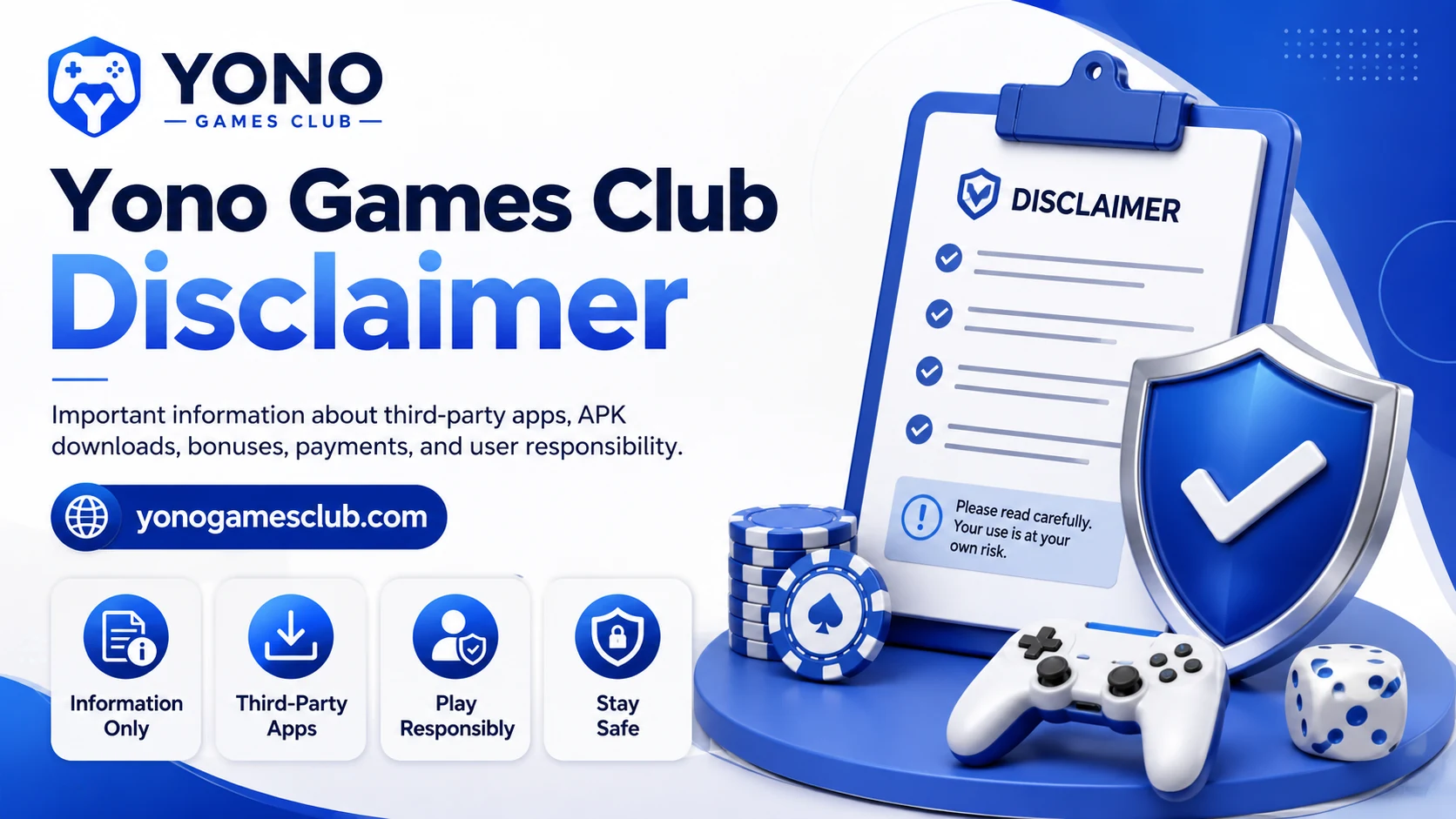 Yono Games Club Disclaimer